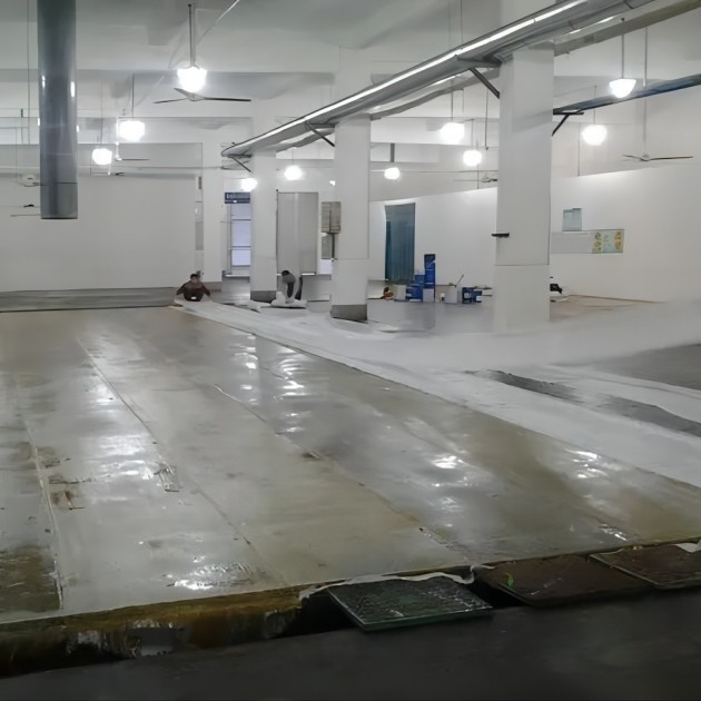 祁阳防腐蚀地坪,环氧玻纤地坪，玻纤工业地坪，环氧玻纤布地坪,乙烯基玻纤布地坪产品图3